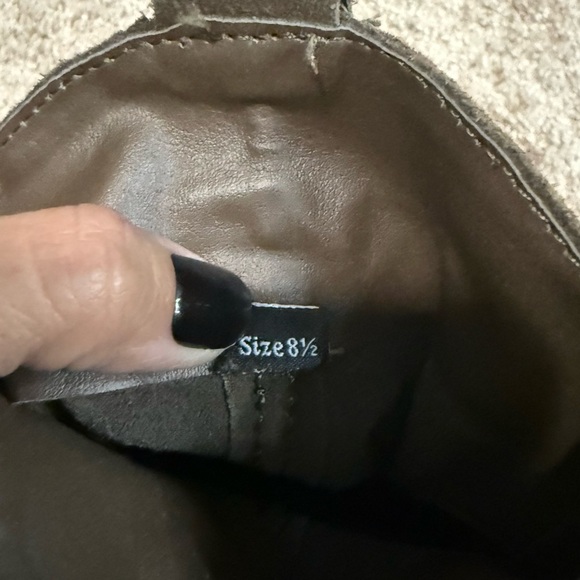 Dolce Vita Dark Brown Heeled Boots - Picture 3 of 3